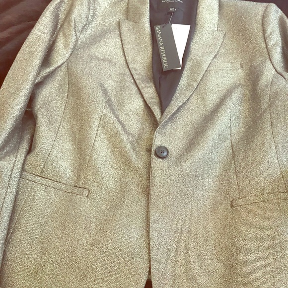NWT Banana Republic shimmering blazer - Picture 1 of 6
